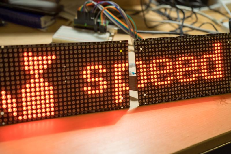 LED Matrix Running